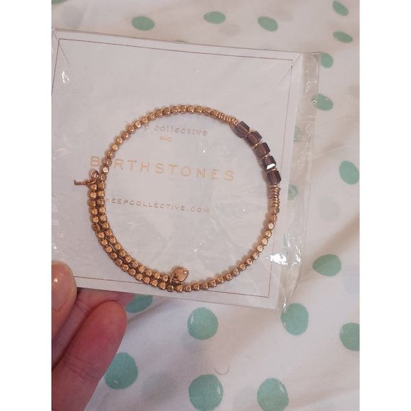 NWT! Birthstone Bracelet in Rose Gold (February) - Picture 6 of 8